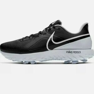 Nike React Infinity Pro Size Men’s 8.5 Wide Black White Golf Shoes CT6621-004